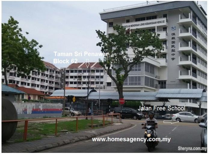 Ref: 4640, Tmn Sri Penawar @ Jalan Free School near Han Chiang, G